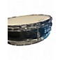Used Pearl 3X13 PICCOLO STEEL SNARE Black Drum