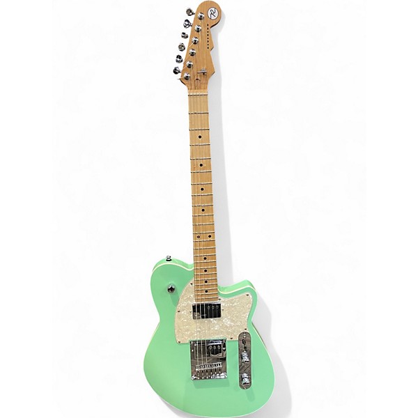Used Reverend Crosscut Oceanside Green Solid Body Electric Guitar