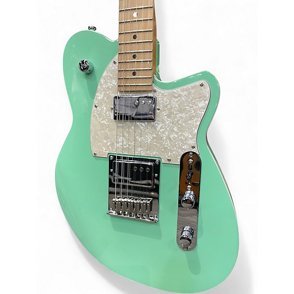 Used Reverend Crosscut Oceanside Green Solid Body Electric Guitar