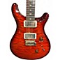 Used PRS Custom 24 10 Top TRANS RED BURST Solid Body Electric Guitar