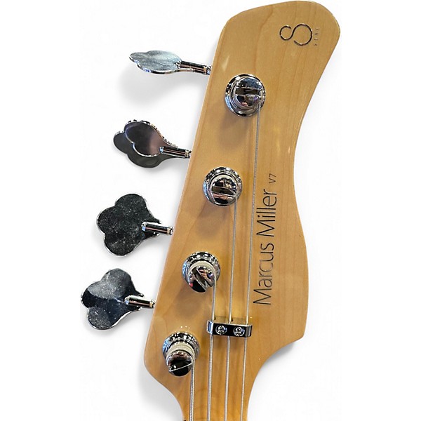 Used Sire Marcus Miller V7 Swamp Ash Metallic Red Electric Bass Guitar
