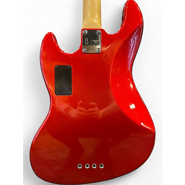 Used Sire Marcus Miller V7 Swamp Ash Metallic Red Electric Bass Guitar