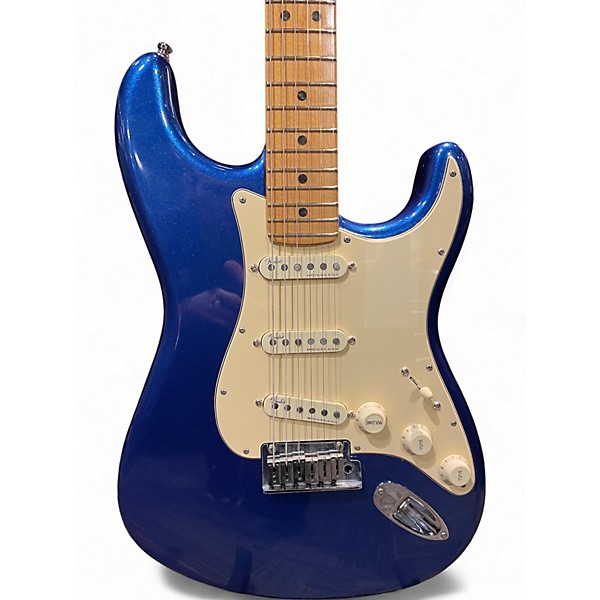 Used 2019 Fender American Ultra Stratocaster Cobra Blue Solid Body Electric Guitar