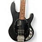 Used Sterling by Music Man StingRay Trans Black Electric Bass Guitar