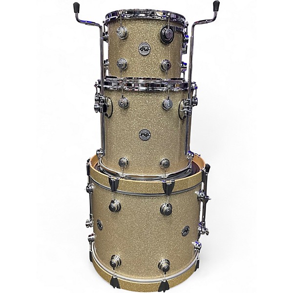 Used DW 3 Piece Collector's Series Broken Glass Drum Kit