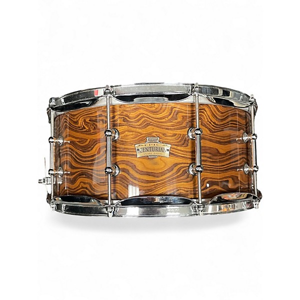Used Ludwig 6X14 Epic Centurian zebra swirl Drum