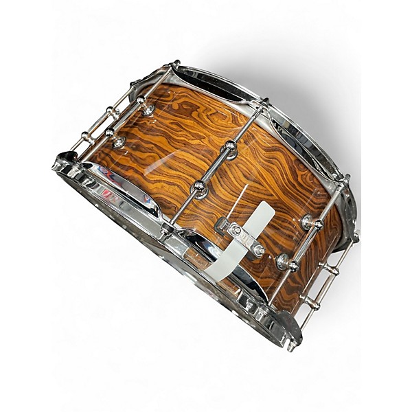 Used Ludwig 6X14 Epic Centurian zebra swirl Drum