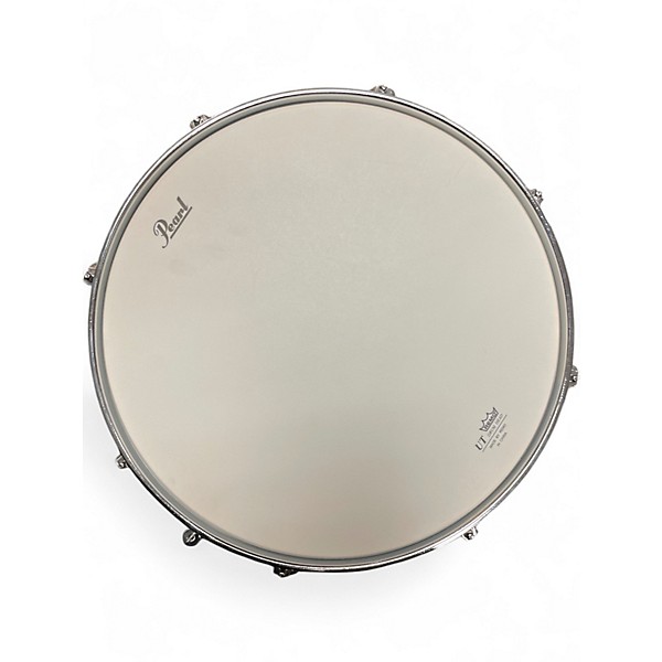 Used Pearl 5.5X14 Decade black satin marble Drum