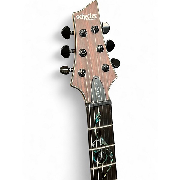Used Schecter Guitar Research C1 Exotic Natural Solid Body Electric Guitar