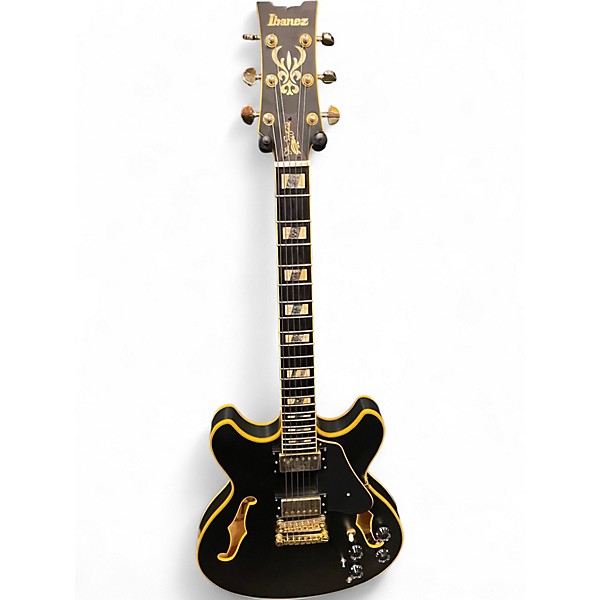 Used Ibanez JSM20 BKL Flat Black Hollow Body Electric Guitar