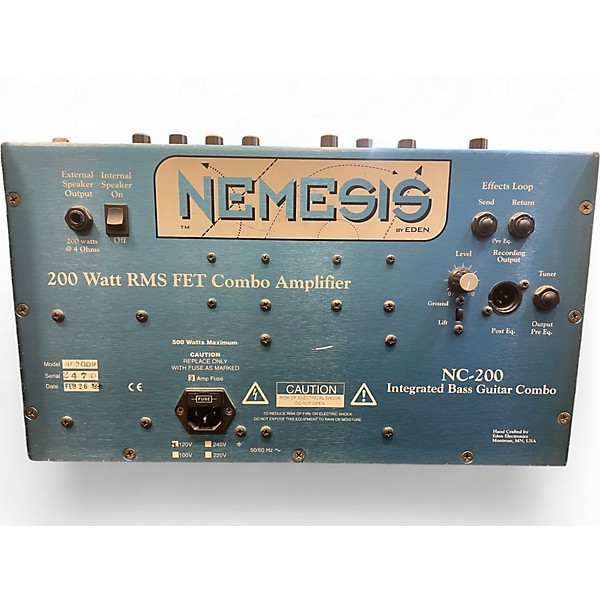 Used Nemesis NC200 Bass Combo Amp