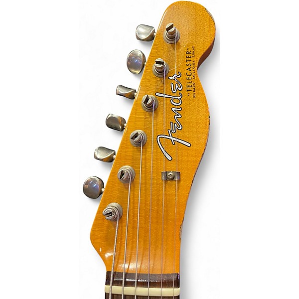 Used Fender Custom Shop Ltd NAMM Custom Telecaster Relic Gold Sparkle Solid Body Electric Guitar