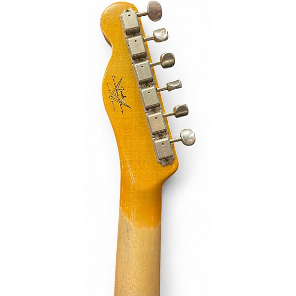 Used Fender Custom Shop Ltd NAMM Custom Telecaster Relic Gold Sparkle Solid Body Electric Guitar