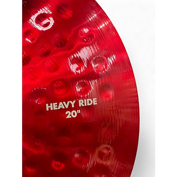 Used Paiste 20in COLOR SOUND HEAVY RIDE Cymbal