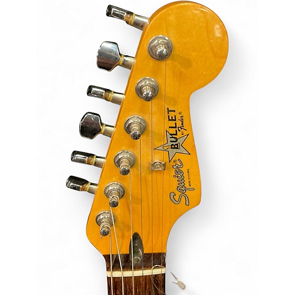 Used Squier BULLET 1 Black Solid Body Electric Guitar