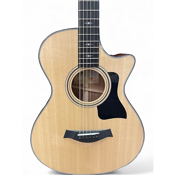 Used Taylor 312CE 12-fret Natural Acoustic Guitar