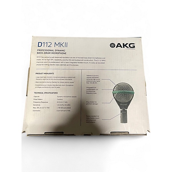 Used AKG D112 MkII Drum Microphone