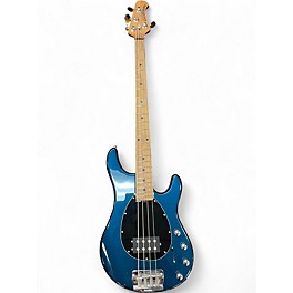 Used Ernie Ball Music Man Sterling 4 String Blue Electric Bass Guitar
