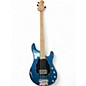 Used Ernie Ball Music Man Sterling 4 String Blue Electric Bass Guitar thumbnail