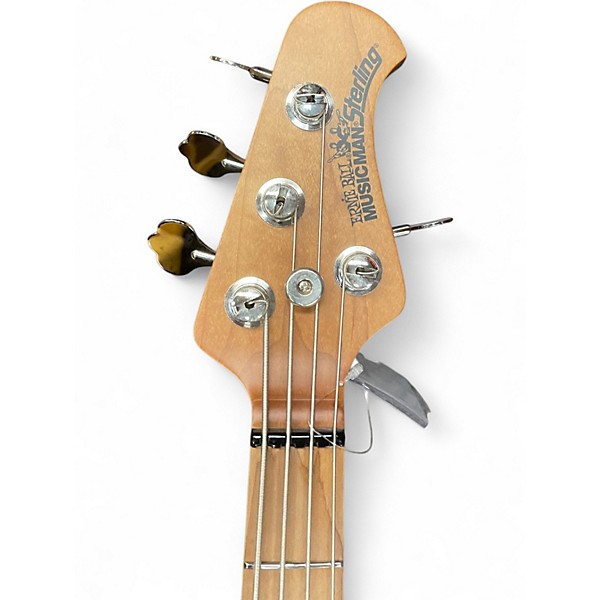 Used Ernie Ball Music Man Sterling 4 String Blue Electric Bass Guitar