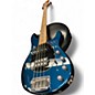 Used Ernie Ball Music Man Sterling 4 String Blue Electric Bass Guitar