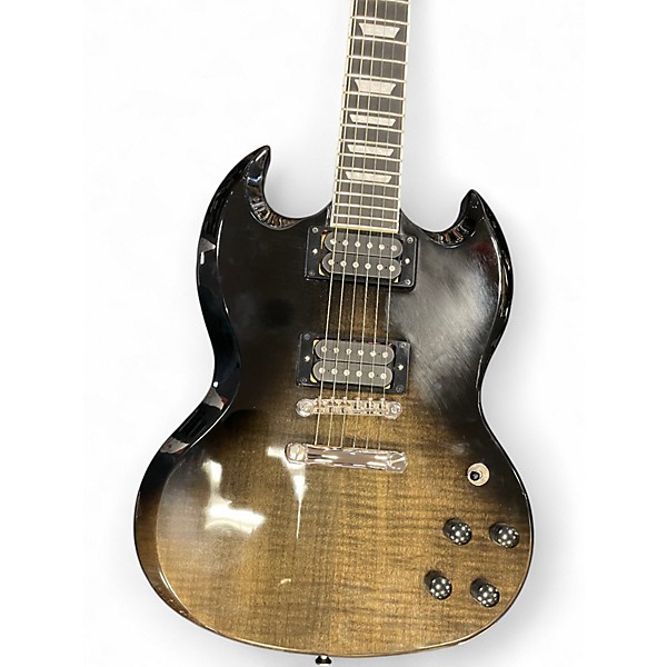 Used Epiphone SG Modern Figured Black Solid Body Electric Guitar