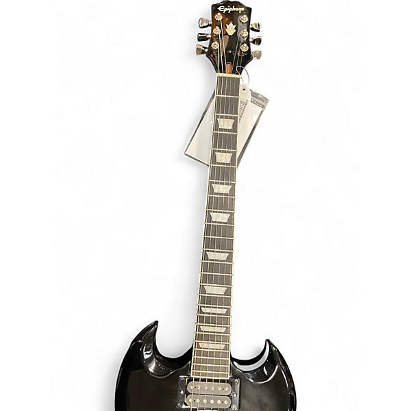 Used Epiphone SG Modern Figured Black Solid Body Electric Guitar