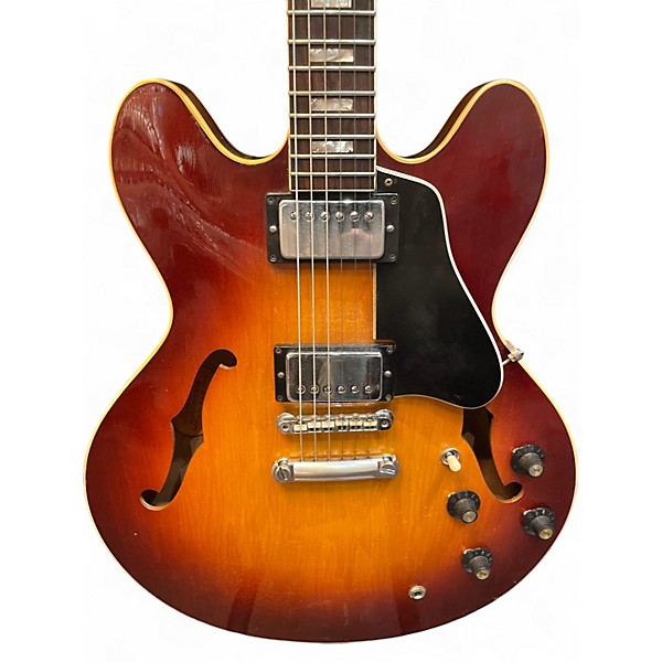 Vintage 1970 Gibson ES335 Sunburst Hollow Body Electric Guitar