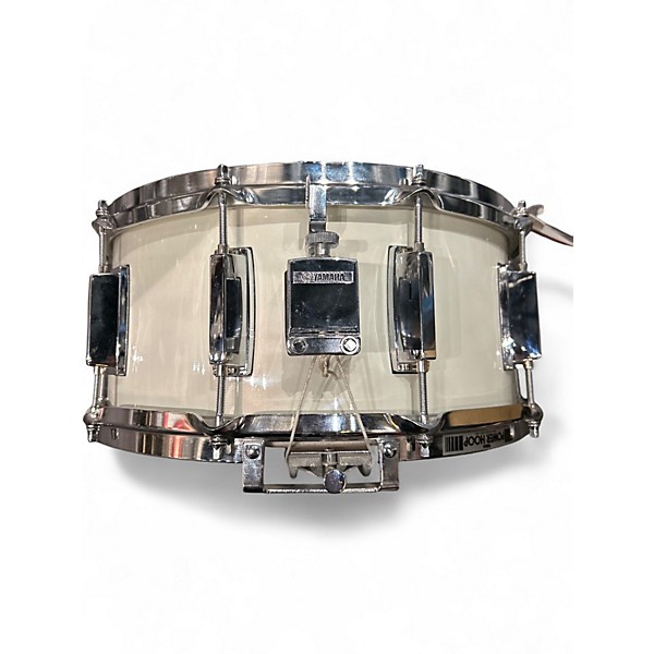 Used Yamaha 14X6.5 Rock Tour Custom White Drum