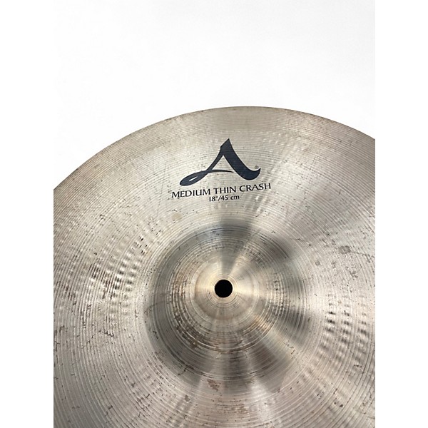 Used Zildjian 18in A Series Medium Thin Crash Cymbal