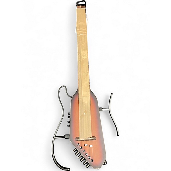 Used Donner HUSH 1 PRO 2 Tone Sunburst Acoustic Electric Guitar