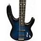 Used Carvin B4 Fretless Blue Sunburst Electric Bass Guitar