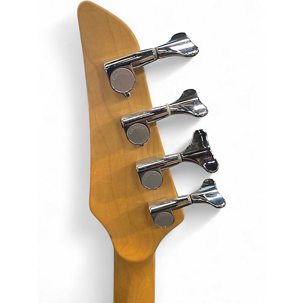 Used Carvin B4 Fretless Blue Sunburst Electric Bass Guitar