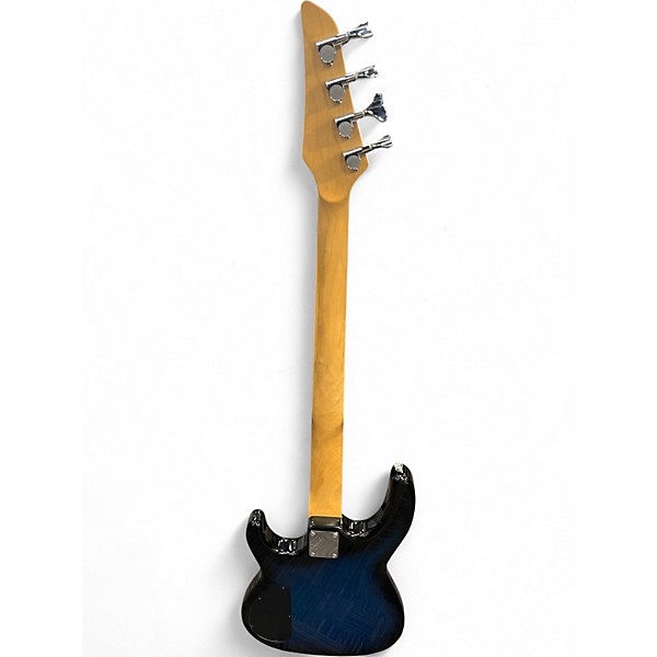 Used Carvin B4 Fretless Blue Sunburst Electric Bass Guitar