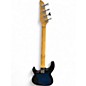 Used Carvin B4 Fretless Blue Sunburst Electric Bass Guitar