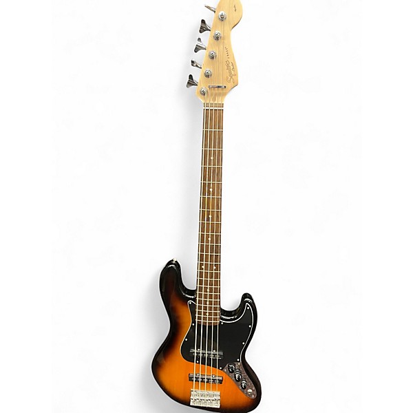 Used Squire JBASS Tobacco Burst Electric Bass Guitar