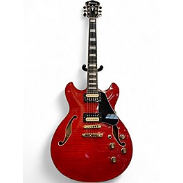 Used Ibanez AS93FM Red Hollow Body Electric Guitar