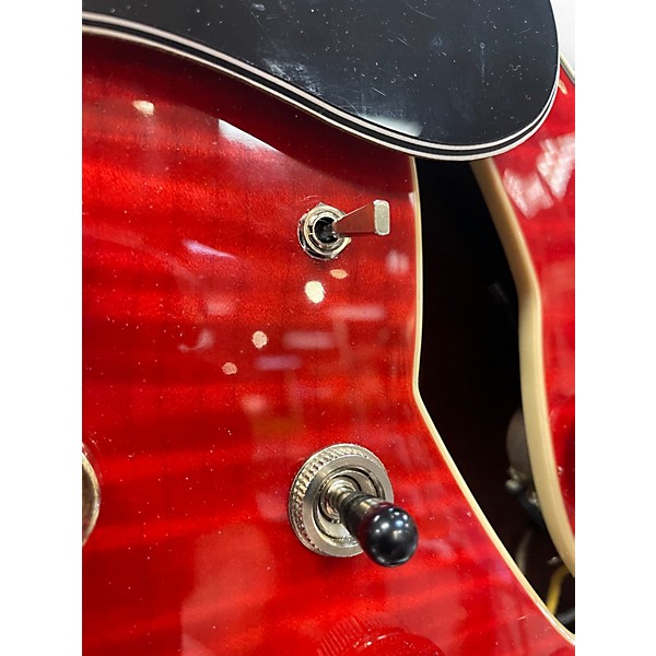 Used Ibanez AS93FM Red Hollow Body Electric Guitar