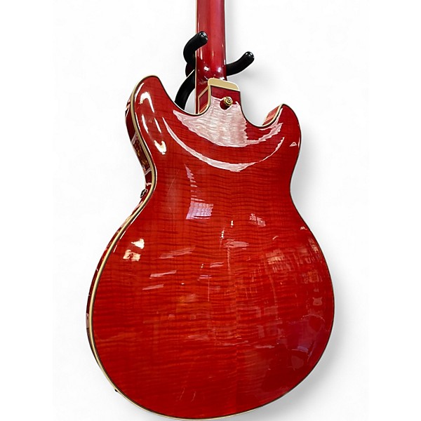 Used Ibanez AS93FM Red Hollow Body Electric Guitar