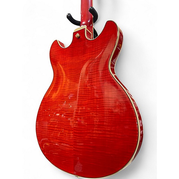 Used Ibanez AS93FM Red Hollow Body Electric Guitar