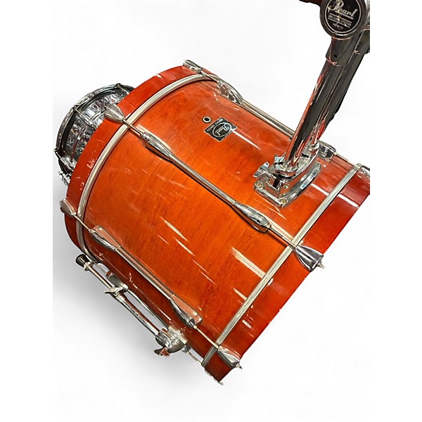 Used Pearl 6 Piece Export6 Orange Drum Kit