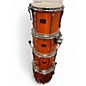 Used Pearl 6 Piece Export6 Orange Drum Kit