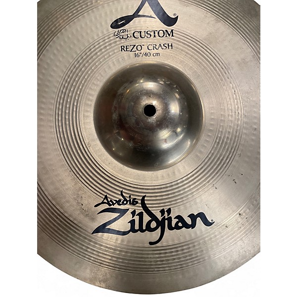 Used Zildjian 16in A Custom Rezo Crash Cymbal