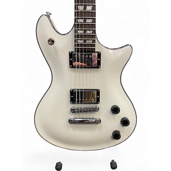 Used Schecter Guitar Research Tempest Custom Vintage White Solid Body Electric Guitar