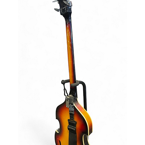 Used Univox VIOLIN HOLLOW BODY 2 Color Sunburst Electric Bass Guitar