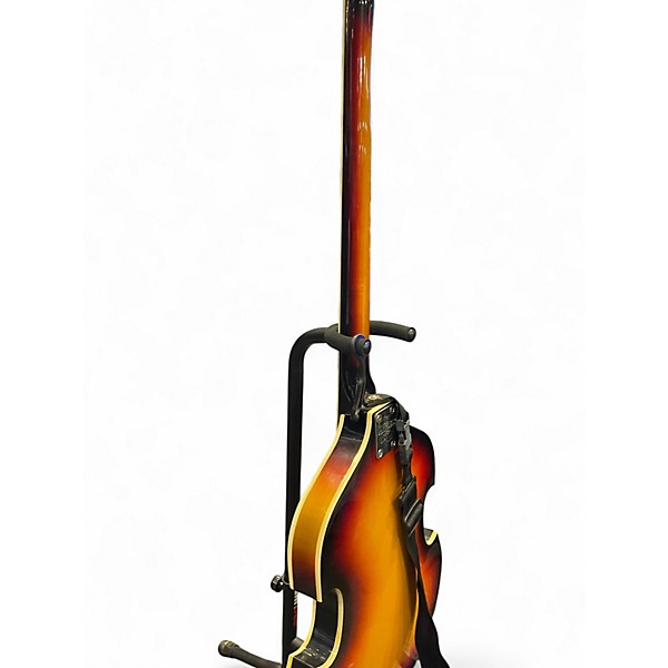 Used Univox VIOLIN HOLLOW BODY 2 Color Sunburst Electric Bass Guitar