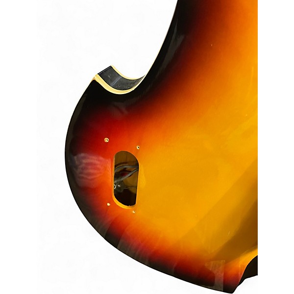 Used Univox VIOLIN HOLLOW BODY 2 Color Sunburst Electric Bass Guitar