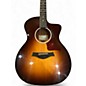 Used Taylor 214CE Deluxe Tobacco Sunburst Acoustic Electric Guitar