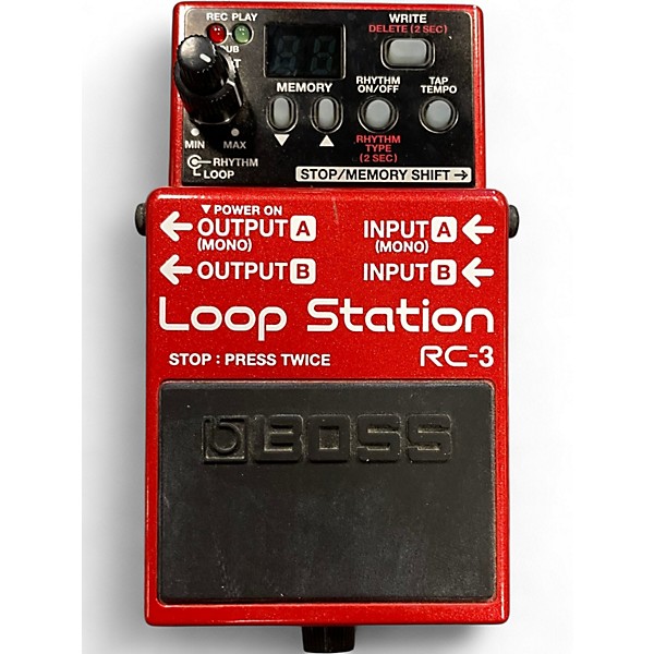 Used BOSS RC3 Loop Station Pedal