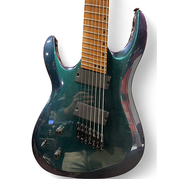 Used Harley Benton  R-458FFB LH Chameleon Solid Body Electric Guitar